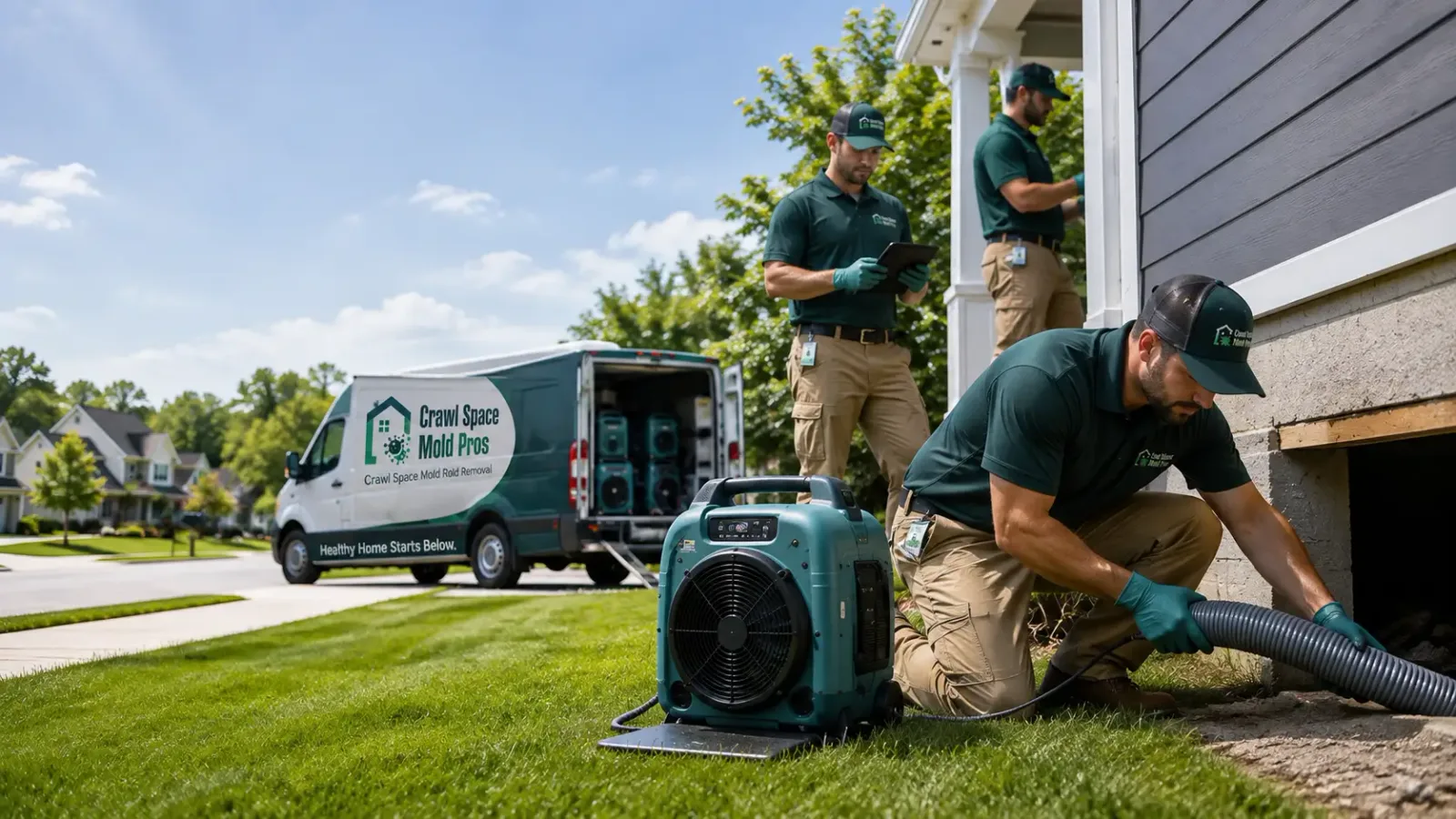 Crawl Space Mold Removal in Hopewell, NJ